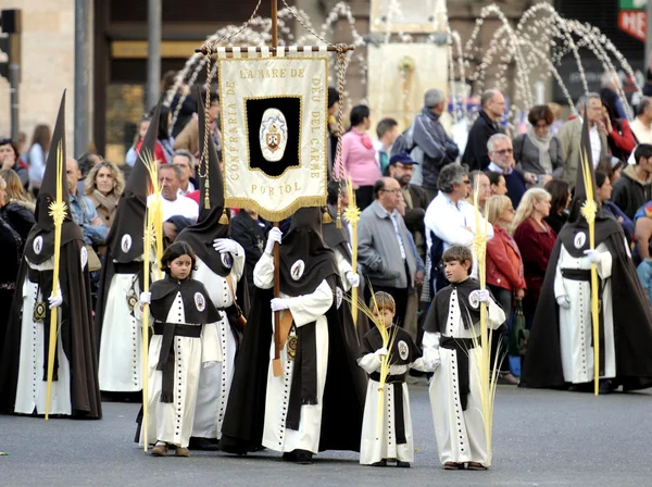 Påsk procession Stockfoto