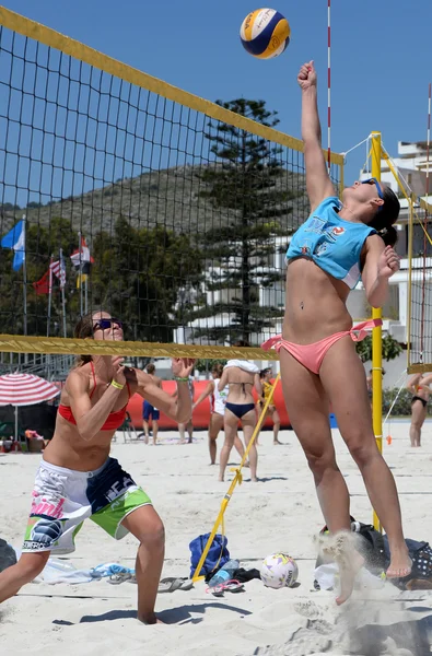 Voleibol de praia em torno do torneio mundial — Fotografia de Stock