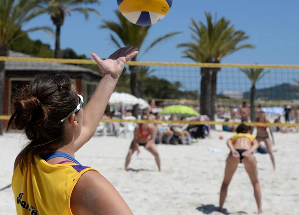 Beach Volleyball Around the World Tournament — Stock Photo, Image