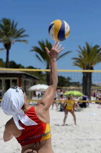 Tournoi du monde de volleyball de plage — Photo