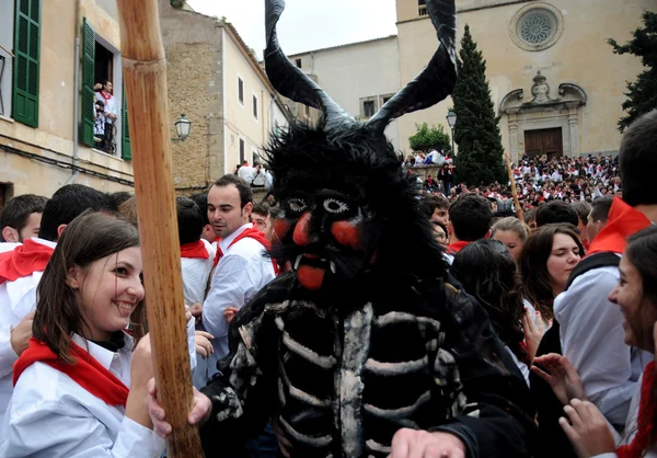 Celebración de Sant Antoni en Arta, Mallorca . — Foto de Stock