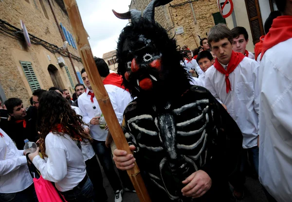Celebración de Sant Antoni en Arta, Mallorca . — Foto de Stock