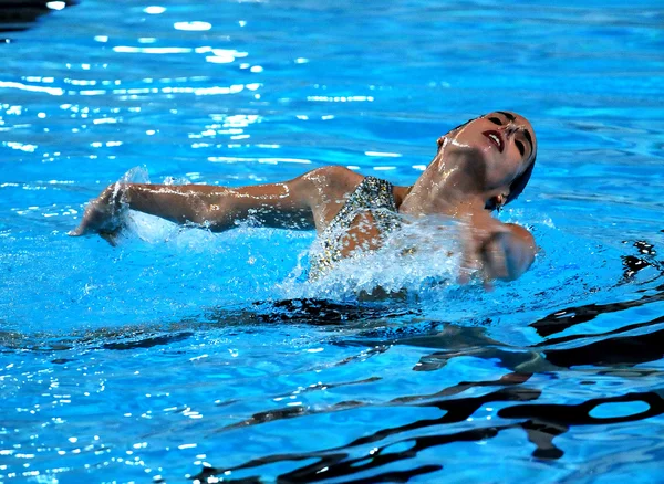 Equipo español de natación sincronizada . — Foto de Stock