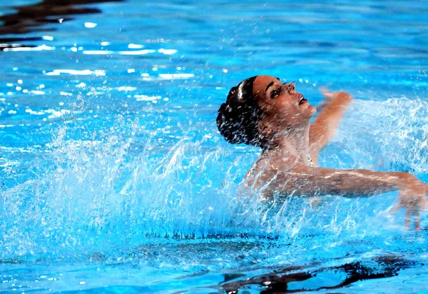 Spanisches Synchronschwimmteam. — Stockfoto