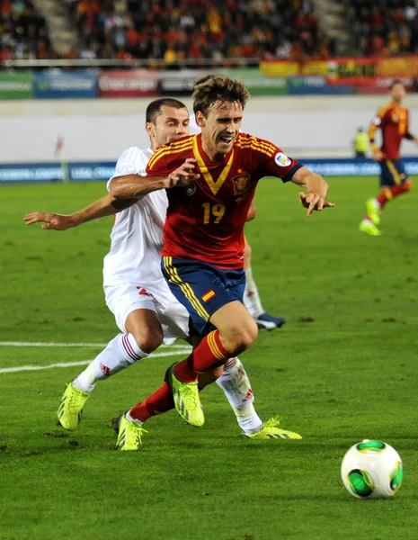 Spanish Soccer Team — Stock Photo, Image