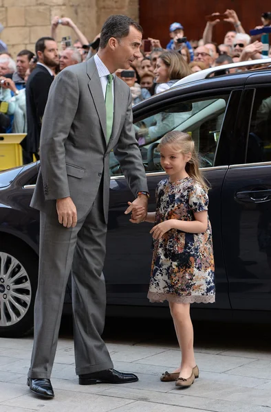 Príncipe Felipe, hijo del Rey Juan Carlos I de España — Foto de Stock