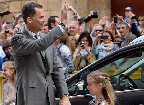 Prince Felipe, son of King Juan Carlos I of Spain — Stock Photo, Image
