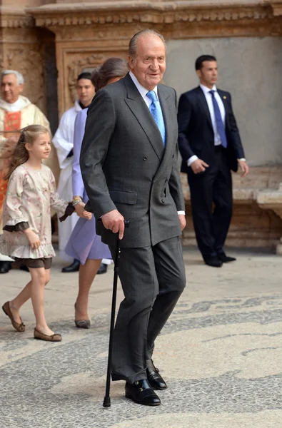 Mallorca'da İspanyolca Kraliyet ailesi — Stok fotoğraf