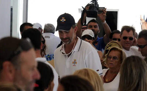 Príncipe Felipe, hijo del Rey Juan Carlos I de España — Foto de Stock