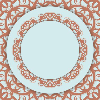 Hint mercan tasarımlı Aquamarine kartpostalı tipografi için hazırlandı..