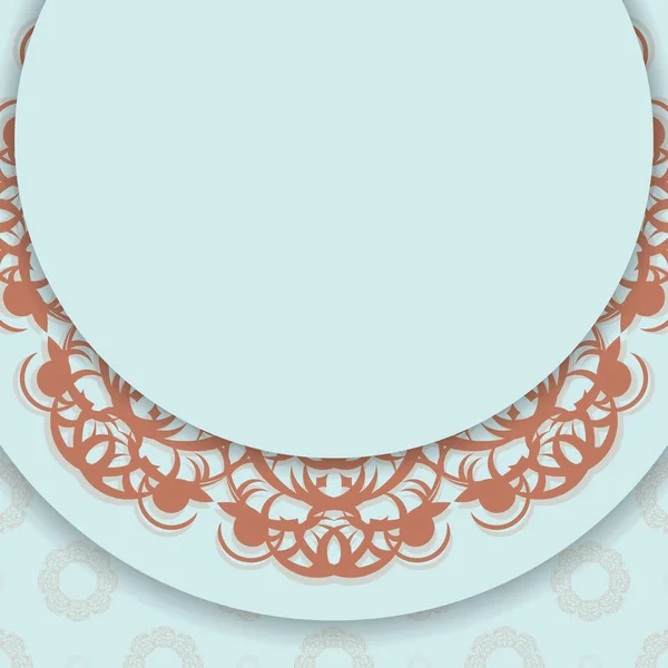 Bu kartpostal Hint mercan desenli ve basılmaya hazır..