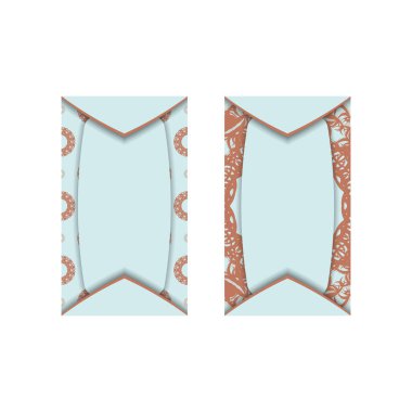 Kartvizit olarak deniz mavisi renginde. İşiniz için mercan süsleri..