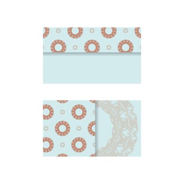 Kartvizit olarak deniz mavisi renginde. İşiniz için mercan süsleri..