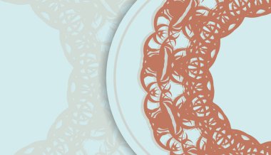 Lüks mercan deseni ve logo alanı olan su altı arkaplanı