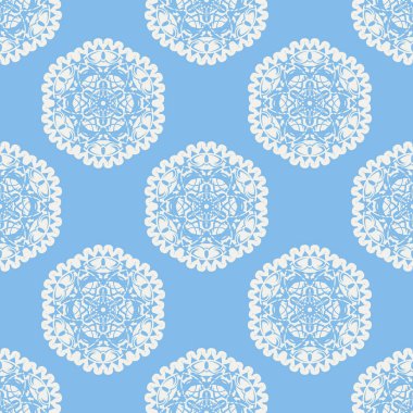 Quatrefoil geometrik seamless modeli, arka plan, vektör çizim nane mavi, yumuşak Turkuaz rengi ve beyaz.