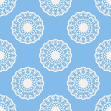 Quatrefoil geometrik seamless modeli, arka plan, vektör çizim nane mavi, yumuşak Turkuaz rengi ve beyaz.