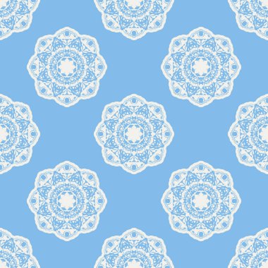 Quatrefoil geometrik seamless modeli, arka plan, vektör çizim nane mavi, yumuşak Turkuaz rengi ve beyaz.