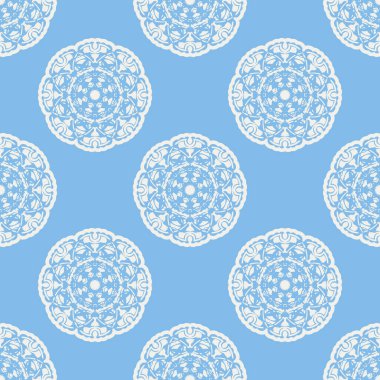 Quatrefoil geometrik seamless modeli, arka plan, vektör çizim nane mavi, yumuşak Turkuaz rengi ve beyaz.