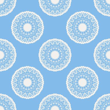 Quatrefoil geometrik seamless modeli, arka plan, vektör çizim nane mavi, yumuşak Turkuaz rengi ve beyaz.