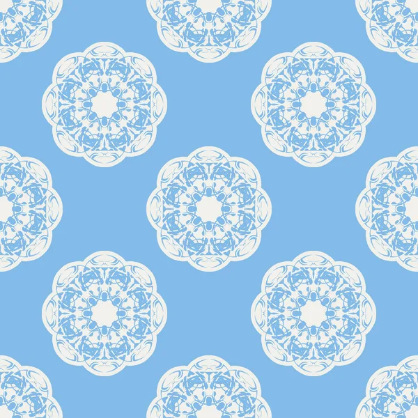 Quatrefoil geometrik seamless modeli, arka plan, vektör çizim nane mavi, yumuşak Turkuaz rengi ve beyaz.