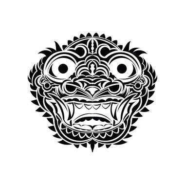 Çin folklor ejderha boyama kitabı. Efsanelerin ve mitlerin teması üzerine vektör illüstrasyonu.