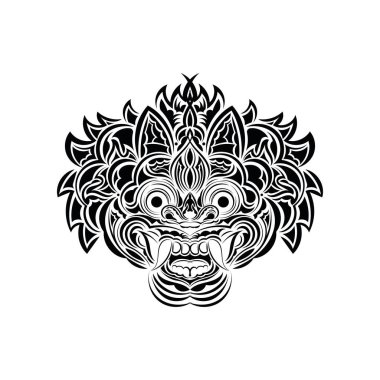 Çin folklor ejderha boyama kitabı. Efsanelerin ve mitlerin teması üzerine vektör illüstrasyonu.