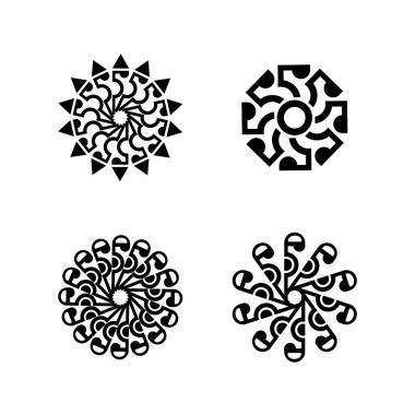 Kutsal geometri tasarım indie müzik kapak için ayarlamak veya t-shirt baskı, psychedelic poster ve el ilanı. Astroloji ezoterik din mandala. Vektör.