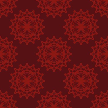Dekoratif çiçekleri olan kusursuz bir arka plan. Meksika mı? Elle kumandalı tasarım. Etnik boho süsü. Tekstil. Web tasarımı veya yazdırma için vektör illüstrasyonu.