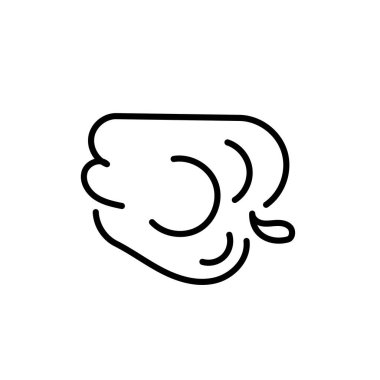 Sebze, biber tek renkli siyah piktogram beyaz arka plan üzerinde izole.