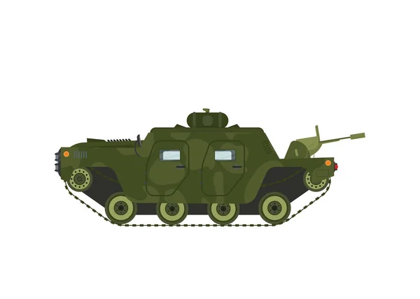Illustration Moderne Véhicule Militaire Appropriée Pour Actif Jeu Icône Infographie — Image vectorielle