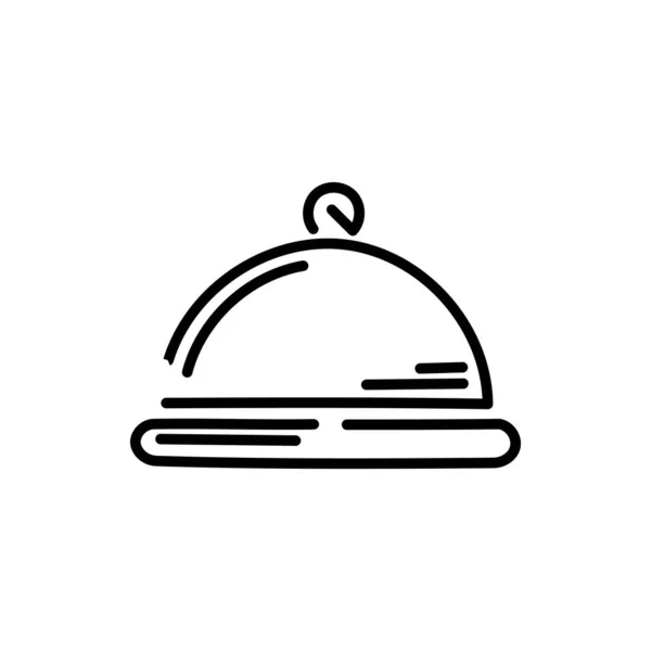 Vecteur Icône Logo Alimentaire Couvert — Image vectorielle
