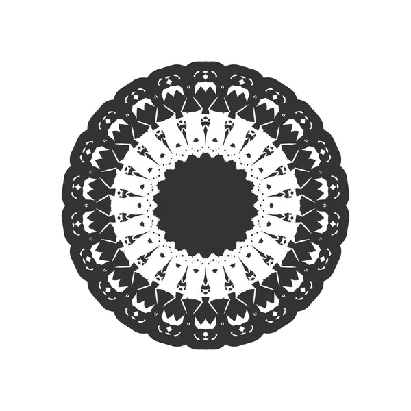 Mandala Éléments Décoratifs Ethniques Fond Dessiné Main Islam Arabe Indien — Image vectorielle