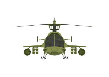 apache savaş makinesi vektör illüstrasyon