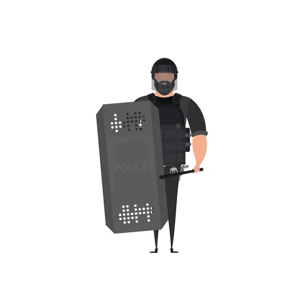 Special Forces Character Vector Illustration — Stockvektor