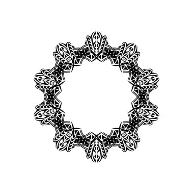 Polinezya süsleme dövme ayırma vektörü