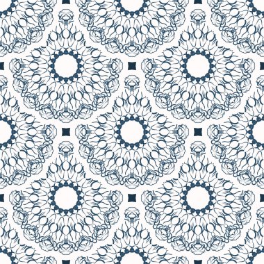 Geçmişi sonsuz ve geçmişe dönük. Beyaz ve mavi renkli arka plan. Kartpostallar için iyi. Örtü illüstrasyonu.