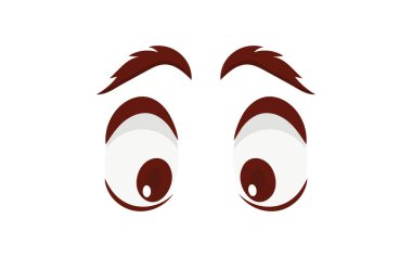 Güzel mavi gözlü, kocaman kirpikleri ve kaşları olan güzel bir kadının korkmuş yüzünü kapat..