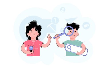 İnsan kaynakları yöneticileri, hem erkek hem de kadın. Bundan web siteleri, uygulamalar ve sunumlar yarar sağlarlar.