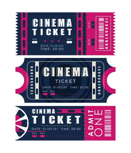 Ticket set. Ready design for your business. Isolated. Vector.