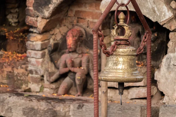 Bell Βρίσκεται Στην Πλατεία Κατμαντού Ντουρμπάρ Κατμαντού Νεπάλ Οποίο Είναι — Φωτογραφία Αρχείου
