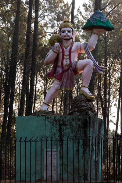 Statua Lord Hanuman Situata Shreenagar Tansen Palpa — Foto Stock