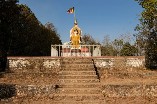 Estátua Buda Localizada Shreenagar Tansen Palpa Nepal — Fotografia de Stock