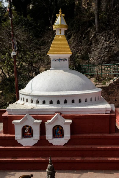 Kleine Stupa Swayambhunath Stupa Affentempel Kathmandu Nepal — Stockfoto