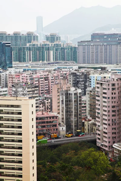 Κατοικημένη περιοχή του Χονγκ Κονγκ — Φωτογραφία Αρχείου