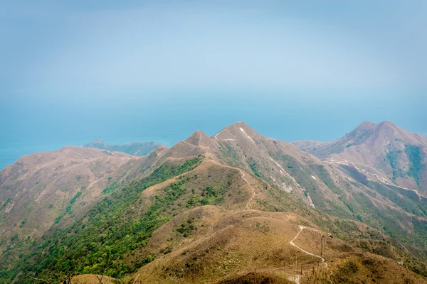 Widok na góry regionu w Azji — Zdjęcie stockowe