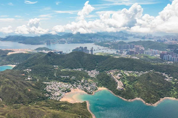 Вид Воздуха Залив Джанк Залив Клируотер Гонконг Лето Открытым Небом — стоковое фото
