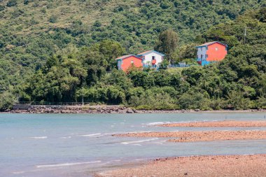 Chek Keng 'deki Orange Hostel, Sai Kung, Hong Kong' un kırsal kesimi, açık hava kampı.