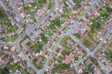 Newbury, İngiltere 'nin inanılmaz hava manzarası.