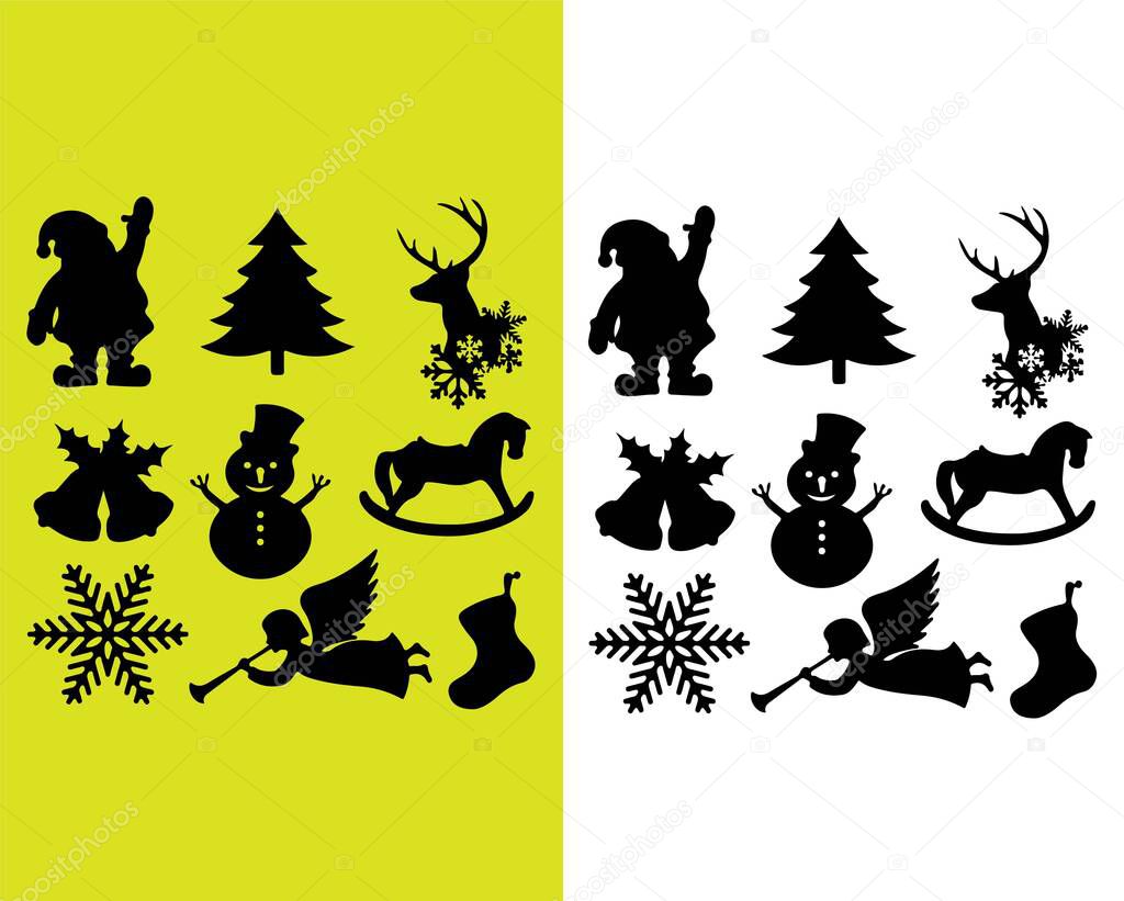 Christmas illustration pack art vector files |Any changes are possible