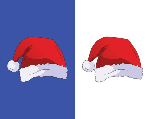 Chapeau Noël Fichier Vectoriel — Image vectorielle
